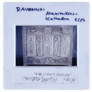 Ravenna, Erzbischöfliches Museum,Ravenna, Maximianskathedra