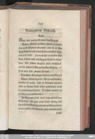 Neunzehntes Gespräch.