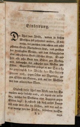 [Des Ersten Bandes erste Abtheilung]