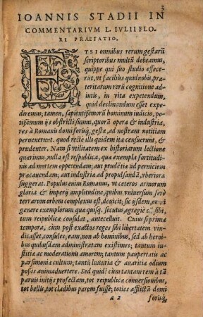 L. Ivli Flori rerum A Romanis Gestarvm Libri IIII