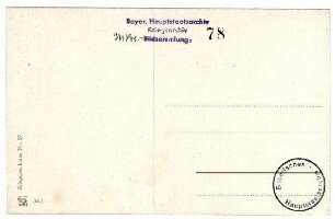 Kriegspostkarte Nr. 27, "Der Weihnachtsmann zieht auch ins Feld, ..."