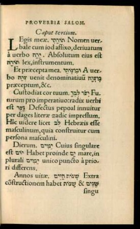 Caput tertium.