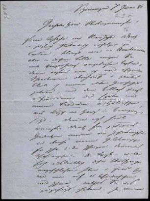 5-10-3-2.0000: Carl Anton, Fürst von Hohenzollern-Sigmaringen; diverse Schreiben ff.: Dank für Neujahrsgrüße; politische Gedanken