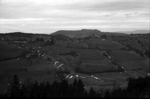 Schauinsland: Blick ins Rheintal auf Schönberg