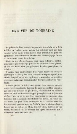 Une vue de touraine
