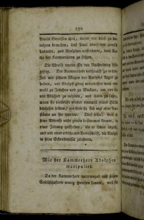 Wie der Kammerherr Adolphen manipulirt.