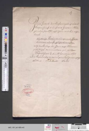Anfertigung der Mitgliedsverzeichnisse 1875 und 1876