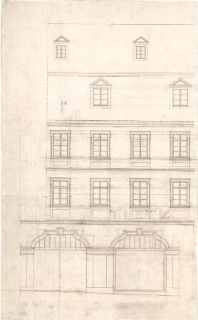 Fischer, Theodor; Bamberg; Warenhaus Tietz, Erweiterung - Fassade (Teilansicht)