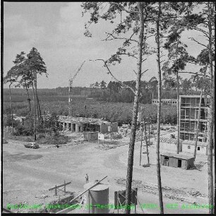 Baustelle des Instituts für Kernverfahrenstechnik (IKVT), von Nordosten