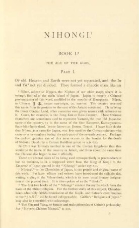 Book I. The Age of the Gods. Part I. Of old, Heaven and Earth were not yet separated, ...