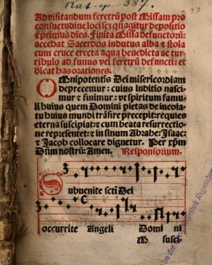 Obsequiale, Vel liber Agendorum, circa Sacramenta, Benedictiones, [et] Ceremonias secundum antiquum vsum, [et] ritum Ecclesie Ratisbonensis