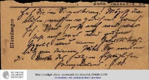 Brief vom 29.11.1906