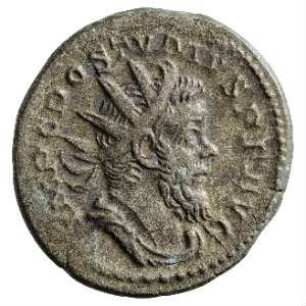 Münze, Antoninian, 259 - 268 n. Chr.