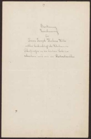 Kuhn, Franz Joseph, Wwe. Aufstockung und Anbau des Wohnhauses