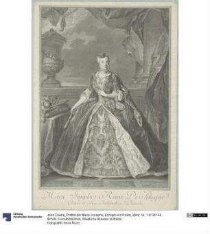 Porträt der Maria Josepha, Königin von Polen