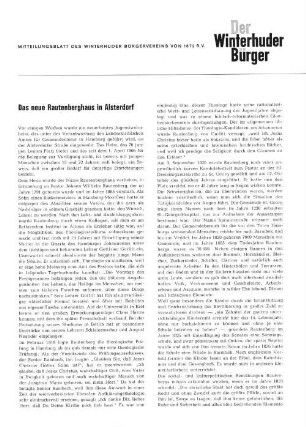 Das neue Rautenberghaus in Alsterdorf