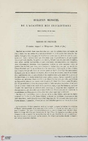 Bulletin mensuel