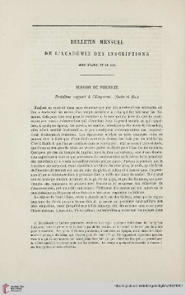 Bulletin mensuel