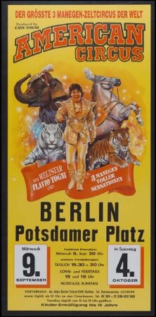 American Circus, Berlin, ohne Jahr