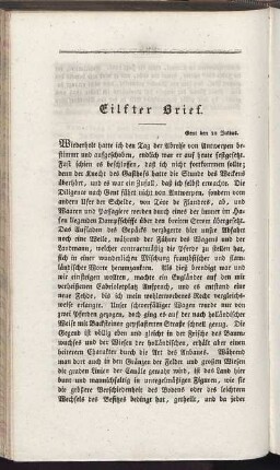 Eilfter Brief.