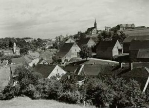 Blick zum Stadtzentrum Bautzen