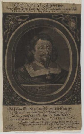 Bildnis des Wolf Christof Scharmann