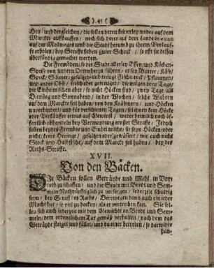 XVII. Von den Bäcken