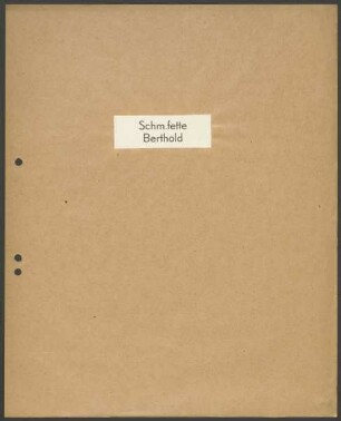 Schriftproben und Bestellungen des Schrifttyps "Berthold-Fraktur, schmal fett"