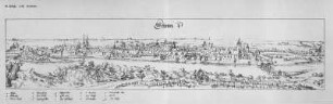 Grimma : Grimma. Stadtansicht aus: Federzeichnungen kursächsischer und meißnischer Ortschaften aus den Jahren 1626-1629 . Band 1. Dresden : Meinhold, 1907. Dresden: SLUB