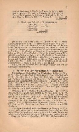 I. Bank- und Kredit-Actien-Gesellschaften