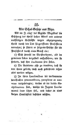 Alte Schul-Gesetze aus Riga : [58.]