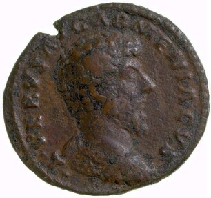 Münze, As, 163 - 164