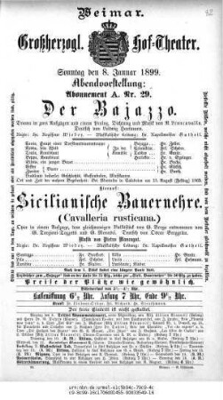 Sicilianische Bauernehre (Cavalleria rusticana)