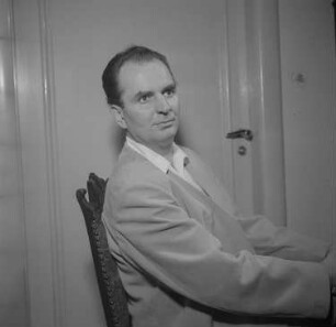 Porträt des Komponisten Dr. Gerhard Becker : Porträt von Gerhard Becker