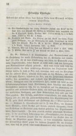 14-24 Historische Theologie