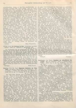 199 [Rezension] Stosch, Georg, Die Entstehung der Bibel