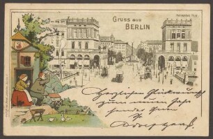 Ansichtskarte "Hallesches Thor", Stadt und Land