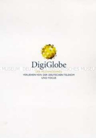 Pressemappe zur Verleihung des Multimediapreises "DigiGlobe", vergeben von der Deutschen Telekom und Focus