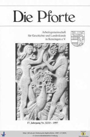 17. Jahrgang: Die Pforte