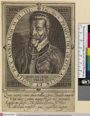 Jacobus Primus Dei Gratia [Jakob I. König von England]