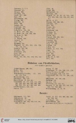 Bildnisse von Fürstlichkeiten