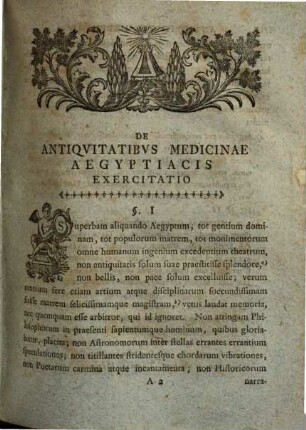 Antiqvitates Medicinae Aegyptiacas : Cvm Figvris Aeneis