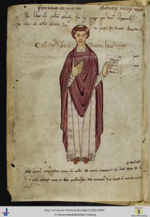 [1v] Abbildung von Johannes Cassianus.