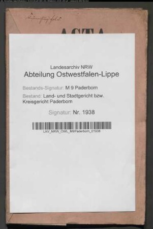 Erblasser: Lücken, Catharina, geb. Schulzen: