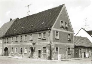 Belgern, Topfmarkt 7/Ecke Reihzecher Straße. Wohnhaus (beg. um 1600)