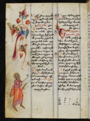 Christus, die Rolle des Jesaja in der Hand, die Prophezeiung des Jesaja erfüllend