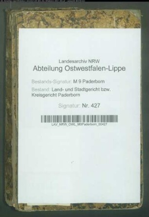 Rezeß über die Spezialteilung der Stukenbrocker Gemeinheiten