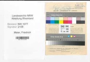Entnazifizierung Friedrich Meier , geb. 17.05.1907 (Polizist)