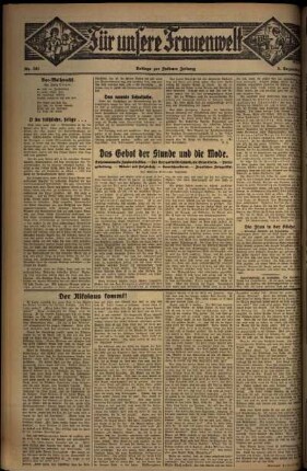 Zweite Ausgabe vom Freitag, den 05. Dezember 1930.