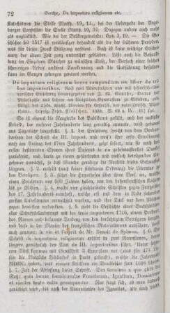 72-75 "De impostura religionum breve compendium seu liber de tribus impostoribus" von J. W. Genthe